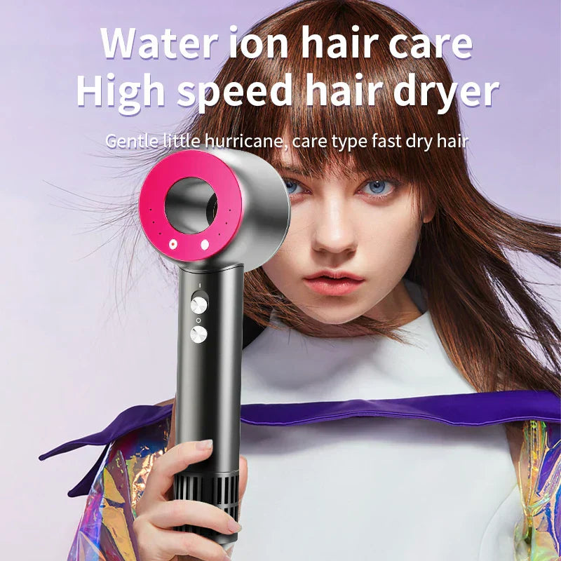 Professional Hair Dryer with Negative Ionic Technology and Nozzle-3