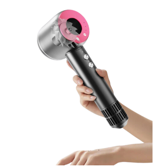 Professional Hair Dryer with Negative Ionic Technology and Nozzle-0